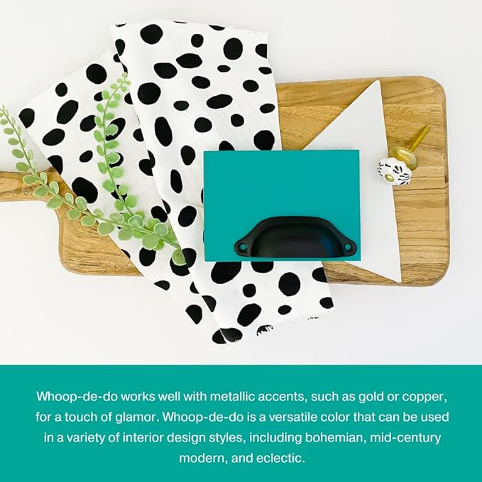 Chalk Style Paint - for Furniture, Home Decor, Crafts - Eco-Friendly - All-in-One - No Wax Needed (Quart (32 oz), Whoop-de-do)