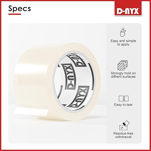 Window Sealing Tape 1 Pack Transparent Sealing Heavy-Duty Residue-Free RV Insulation for Doors and Windows, Clear Weather Stripping Draft Isolation Tape (2 Pack 2 inch)