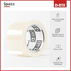 Window Sealing Tape 1 Pack Transparent Sealing Heavy-Duty Residue-Free RV Insulation for Doors and Windows, Clear Weather Stripping Draft Isolation Tape (1 Pack 2 inch)