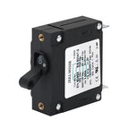 GLOSO J Type Toggle Hydraulic Magnetic Single Pole Circuit Breaker AC/DC Manual Reset Switch Yachts Campers Caravans Black Toggle, 50A, J1P