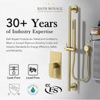 Bath Royale Modern Kitchen Faucet with Pull Out Spray - Single Control, All Metal, Matte Black