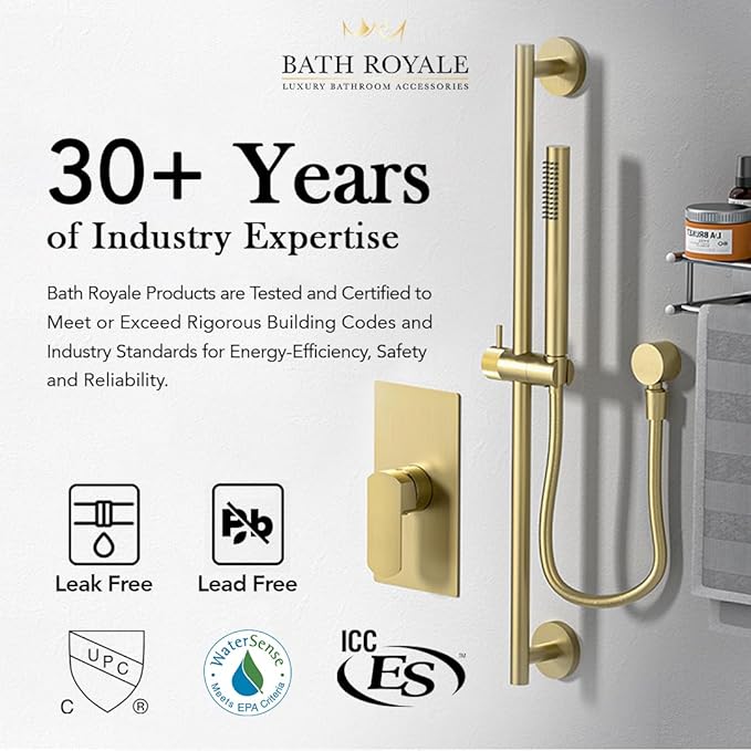 Bath Royale Modern Kitchen Faucet with Pull Down Spray - Single Control, All Metal, Polished Chrome