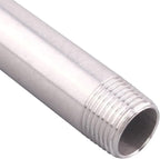 3/8" X 3/8" NPT Male Nipple Stainless Steel 304 Cast Pipe Coupling Fitting 4" Length (pack of 2)