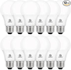 E ENERGETIC LIGHTING Dimmable Light Bulbs, 60W Equivalent 3000K Warm White, E26 Base, 8W 800 Lumens LED Light Bulbs, ETL Listed, 12 Packs