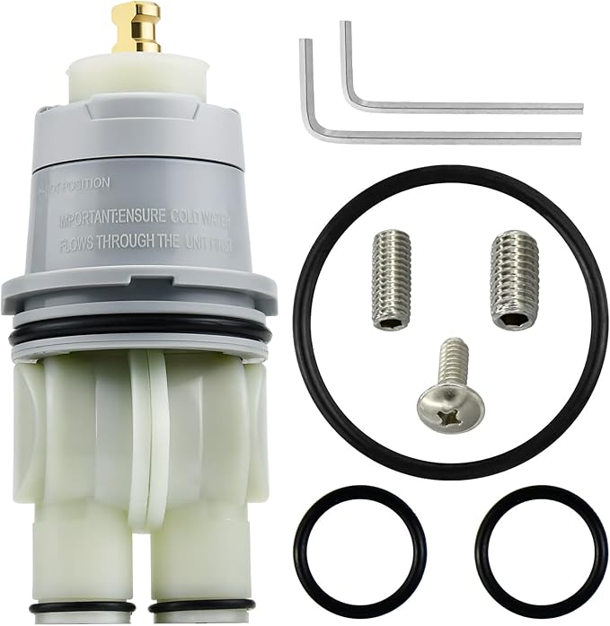 RP46074 Shower Cartridge for Delta MultiChoice 13/14 Series Single Handle Tub&Shower Faucets, Replacement Monitor Pressure Balancing Cartridge, Easy to Install