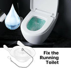 3-Inch Toilet Flappers Replacement Kit for Gerber 99-827, 3 Inch Toilet Flush Valve with Stainless Chain and Hook, High Performance Silicone Toilet Flapper - Reliable Toilet Flapper (Clear 2 PCS)