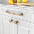 Asidrama 10 Pack 6.3 Inch(160mm) Hole Centers Kitchen Cabinet Handles, Champagne Bronze Cabinet Pulls Kitchen Cabinet Hardware for Cupboard Drawer Pulls