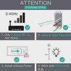 MoesGo WiFi RF Smart Light Dimmer Switch 2/3 Way Muilti-Control Association Smart Life/Tuya APP Relay Status Backlight Switch Off RF Remote Control,Compatible with Alexa Google Voice Assistants White