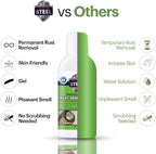 Heavy-Duty Rust Stain Remover for Metal Surfaces Including Stainless Steel. Our Industrial Use Metal Cleaner and Stainless Steel Rust Remover Gel Needs No Scrubbing, Simply Apply and Rinse off (4 oz)