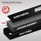 SEDY 7-Piece 12" Magnetic Tool Holder Storage Organizer, Garage Wall Mount Rack Organization Strip Power Magnet Organizers Mounted Workbench Board Slatwall Van Hanger