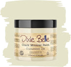 Dixie Belle Paint Company Chalk Finish Furniture Paint - Cucumber Ice (16oz) - Matte Subtle Green Chic Chalk Mineral DIY Furniture Paint