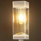 Solar Pathway Lights 8 Pack Solar Outdoor Lights with LED Tungsten Filament Bulb Waterproof Stainless Steel Garden Lighting for Outside Driveway Landscape Lawn Path Christmas (White)