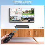 【2-Way Audio & 130° Ultra Wide-Angle】 4K 8MP Outdoor Wired Security Camera System, Wired Home Security Camera System, Home Surveillance DVR Kits