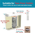2-Inch Dual Flush Valve Repair Kit for 2-Piece Top-Flush Toilets, Includes 8" Height Flush Valve, 1.4" Threaded Button, Fill Valve, Gasket, Bolts