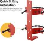 SPARKWHIZ Fire Extinguisher Mount Bracket, for 2.75"-4.5" Diameter Extinguishers, Ideal for Home, Truck, RV, Vehicle, Boat, Marine & Commercial Use, 4 Pack