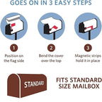 Personalized Mailbox Covers Custom Picture/Photo/Text Magnetic Standard Size Mailbox Wraps Post Letter Box Cover for Garden Yard Outdoor Decorations-3