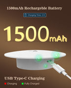 Yiliaw Motion Sensor Night Light, Rechargeable Stair Lights Indoor, Warm White with Wireless Magnetic Mount, Adjustable Brightness & 3 Color Temps for Hallway, Stairway, Bathroom, Closet (2 Pack)