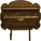 Special Lite Hummingbird Horizontal Wall Mount Mailbox - Bronze Aluminum Mailbox for Wall Mount - SHB-1004-HBZ