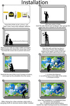 Green Plants Wrapped in Pigeons Flying Freely Under The Blue Sky and White Clouds Wallpaper for Large Background Wall murals(Non-self-Adhesive)