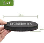 Furniture Sliders for Hardwood Floors 8 PCS - 4 3/4 inch Sliders for Moving Furniture – Felt Furniture Pads for Hardwood Floors Brown