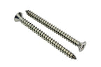 Bolt Dropper #14 X 3'' Stainless Steel Flat Head Phillips Wood Screw, (25 pc), 18-8 (304) Stainless Steel Sheet Metal Screws - Type A Point, Plain Finish