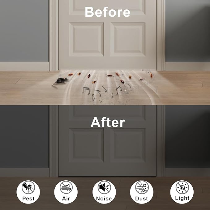 Weather Stripping Door Seal Strip, Adhesive Foam Insulation Tape for Doors and Windows, Closed Cell Weather Stripping for Door Frame, SoundProof Weatherproof Dustproof(2 in x 1 in x 6.5Ft