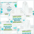 3 Pack Surface Cleaning Wipes with Bleach, All-Purpose Cleaner for Bathroom, Kitchen, Office, 216 Count Soft Flow, Fresh Scent, Lint Free & Durable