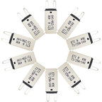 Auto Reset 25A 14V DC Mini Blade Fuse Kit 10-Piece Circuit Breaker Assortment for Car Truck RV ATM E71 T1 Compatible Heavy Duty Self-Resetting Protection