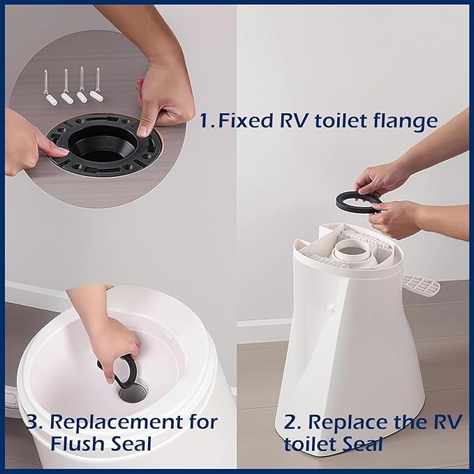 Toilet Wax Ring Replacement Kit，Premium Toilet Seal and Gasket Replacement，Toilet Flange Repair Kit Include Hardware Nuts, Washer, Bolts and Bolt Caps
