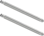 GeilSpace 3/4" x 16" Stainless Steel Pipe, 304 Pipe Nipple Fits Standard 3/4 Inch Threaded Pipes and Fittings, DIY Industrial Metal tube (2 PCS)