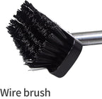 Push Broom Brush Stiff Bristles Floor Cleaning Brush Multi-Purpose Scrubber Brushes for Bathroom Bathtub Tile Floor Deck Patio