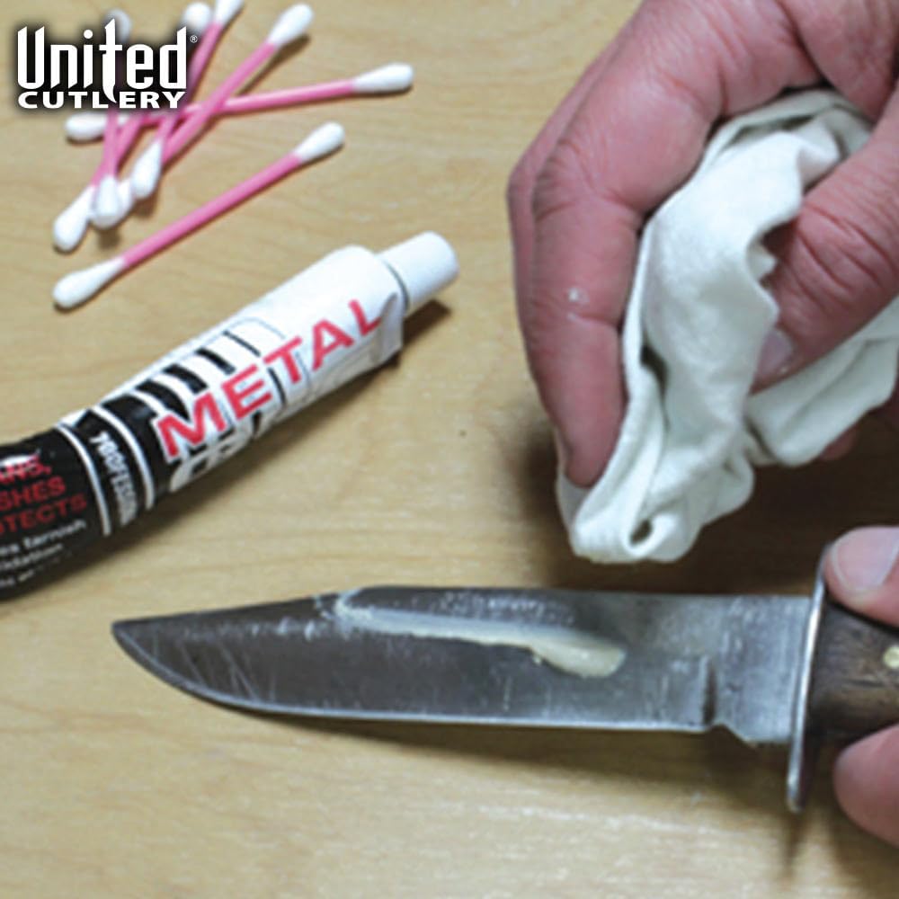 Metal Glo Polishing Paste | Premium Quality Polishing Paste | Polishes Most Metals | Liven Up Old Metals with New Shine | Ideal for Knife Blades and More | 1.4 Oz. Tube