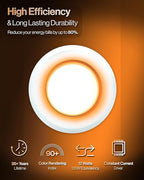 Sunco 24 Pack 6 Inch Recessed Light with Night Light, LED Can Lights Retrofit Lighting, 1000 LM, 12W, Selectable CCT 2700K/3000K/4000K/5000K/6000K, Dimmable, Damp Rated ETL