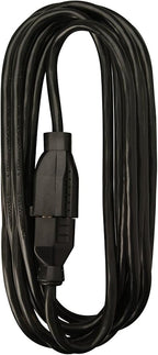 Woods Light Duty Extension Cord - Indoor Power Solution for Office & Household Use - SJTW Extension Cord - 16 Gauge - 3 Conductor - 25 Feet - Black
