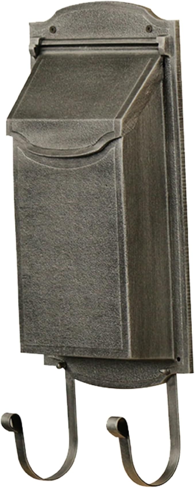 Special Lite Contemporary Vertical Wall Mount Mailbox - Swedish Silver Aluminum Mailbox for Wall Mount - SVC-1002-SW