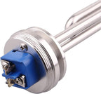 DERNORD 1.5" Inch (OD50.5mm) Tri-clamp Foldback Heating Element Stainless Steel Immersion Water Heater (240V 2500W)