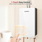 CAMPLUX Climatech 7 Tankless Water Heater Propane 170,000 BTU, 6.86 GPM Residential Instant On-Demand Tankless Hot Water Heater Liquid Propane, Indoor Installation, CA686WLP, Real Parameters, No False