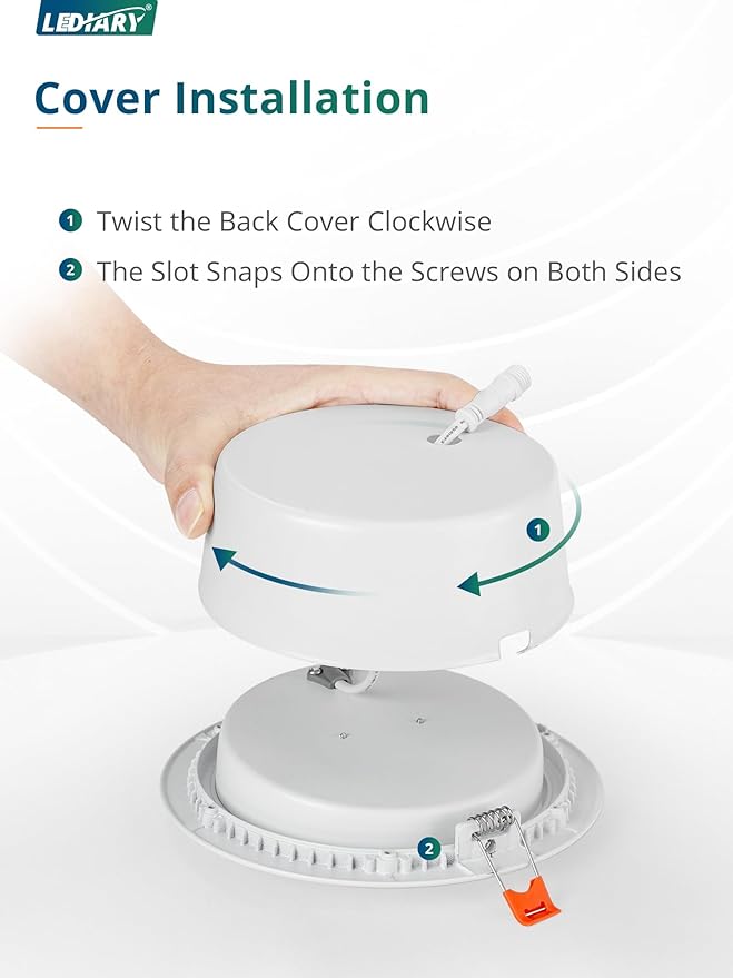 LEDIARY 12 Pack Gimbal LED Recessed Lighting 6 Inch, 5CCT Adjustable Recessed Light Slim Selectable 2700K-6000K,750LM Air Tight Canlights with Jbox,Canless Downlight Ceiling Light with IC Rated ETL