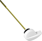 Universal Toilet Handle Lever Replacement - Toilet Flusher Replacement, Side Mount Toilet Tank Lever Fits Most Toilet Tanks - Efficient and Easy to Install Toilet Handle Replacement - White Finish