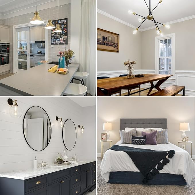 Dimmable Edison Bulbs, 4.5W Equivalent to 40W Vintage Light Bulbs, E26 Base 4000K ST58/ST19 LED Bulbs, Antique Flexible Spiral Filament Light Bulbs - Clear Plastic 12Pack