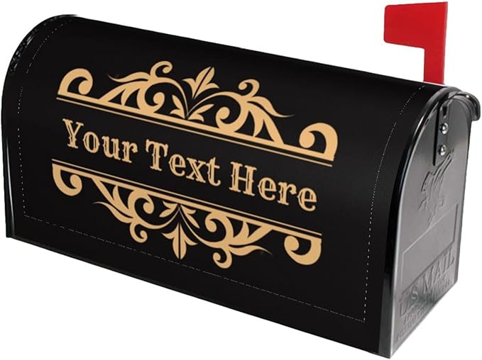 Personalized Magnetic Mailbox Covers Custom Picture/Photo/Text Street Magnetic Mailbox Covers for Garden Yard Home Decor Outdoor