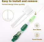 XYFuuee 5 Pack Bottle Brush Set, 5 in 1 Water Bottle Cleaning Brush, Long Handle Narrow Wine Cup Cleaner, 3 Straw Brushes for Stanley, Travel Nipple Lid Gap Detail Washer Brush