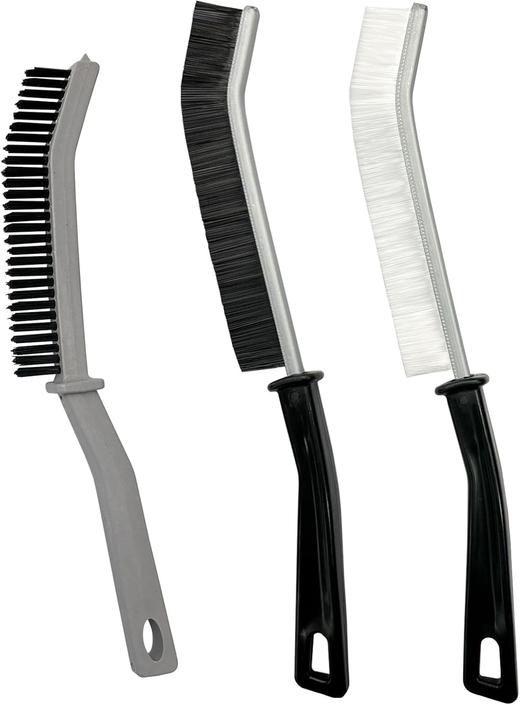 Crevice Cleaning Brush, Hard-Bristled Gap Scrub Brush, Toilet Gap Cleaning Brush Tool, for Scrub Small Spaces, Kitchen, Bathroom, Corner, Grout, Sink, Window Tracks, Hinges, 3pcs