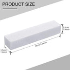 Norme 30 Pack Pumice Stones for Toilet Bowl Cleaning Scouring Pad Pumice Stick Cleaner for Cleaning Toilets, Bathtubs, Grills, Kitchen, Swimming Pools, Sinks, 5.9 x 1.4 x 0.9 Inch(White)