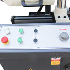 KAKA INDUSTRIAL Metal Bandsaw 11 Inch Capacity Double Column Horizontal Band Saw Hydraulic Control Semi-Automatic for Metal Fabrication Shops, Maintenance Facilities, and Industrial Workshops TBK-11