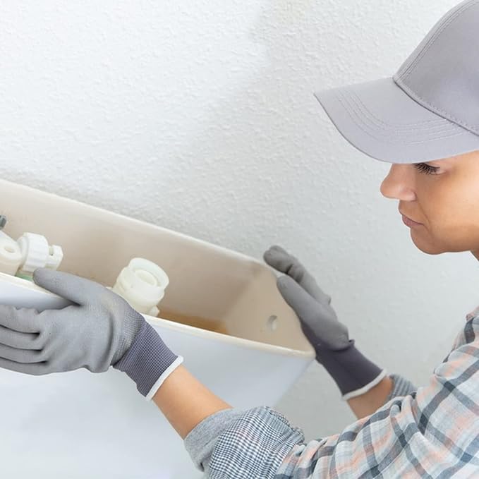 iFealClear Universal Toilet Handle Lever Flush Replacement, Front Mount Toilet Trip Lever Compatible with American Standard, Stainless Steel Flapper Chain, Solid Brass, Brushed Nickel