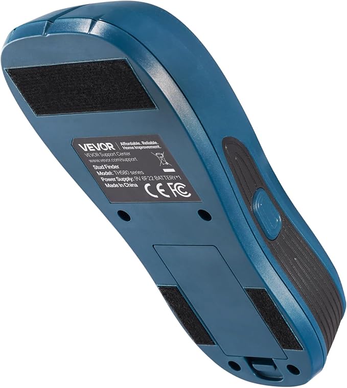 VEVOR Stud Finder Wall Scanner, 5 in 1, Electronic Wall Stud Detector with Smart Sensor, High-Definition LCD Display and Audio Alarm, for the Center and Edge of Metal, AC Wire, Joists, Pipes, Blue