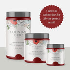 Country Chic All-in-One Chalk Paint for Furniture, Cabinets, Home Decor, Eco-Friendly, Matte Finish, Built-In Primer & Top Coat for Wood, Metal - Paint The Town (Red) - 4 oz (118 ml)