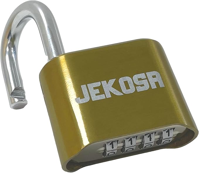 Jekosa® JKC/50 [Weatherpoof] Heavy Duty Combination Lock Outdoor - Lock with 4 Digit Code [No Key] - Ideal for Gate, Shed, Fence
