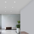 Builder Essential 7in 1,000 Lumens Round LED Recessed Light and Housing for Remodel or New Construction with 5-CCT 2700-3000-3500-4000-5000K in White IC-Rated